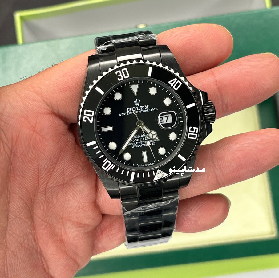 rolex-submariner-black ساعت مچی رولکس ساب مارینر مشکی