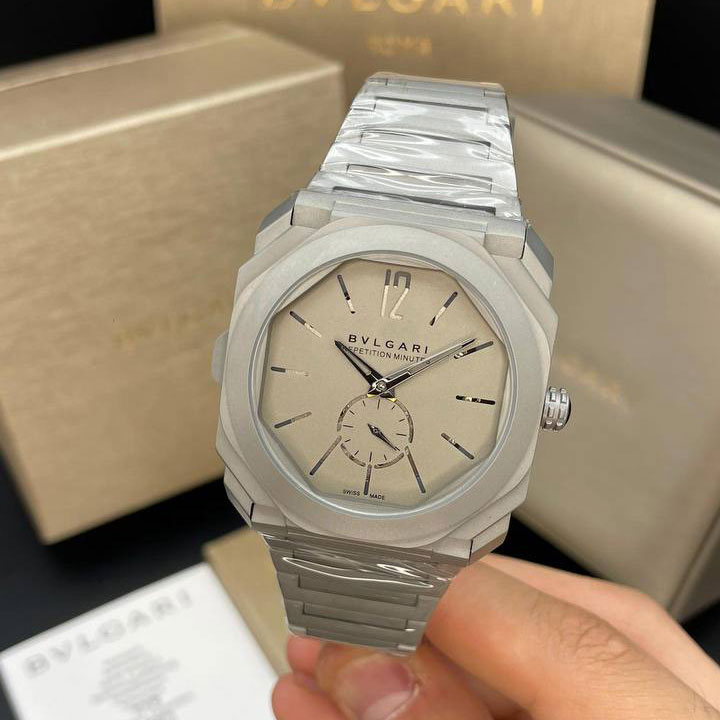 Bvlgari-silver-zirsaniye ساعت بولگاری نقره ای