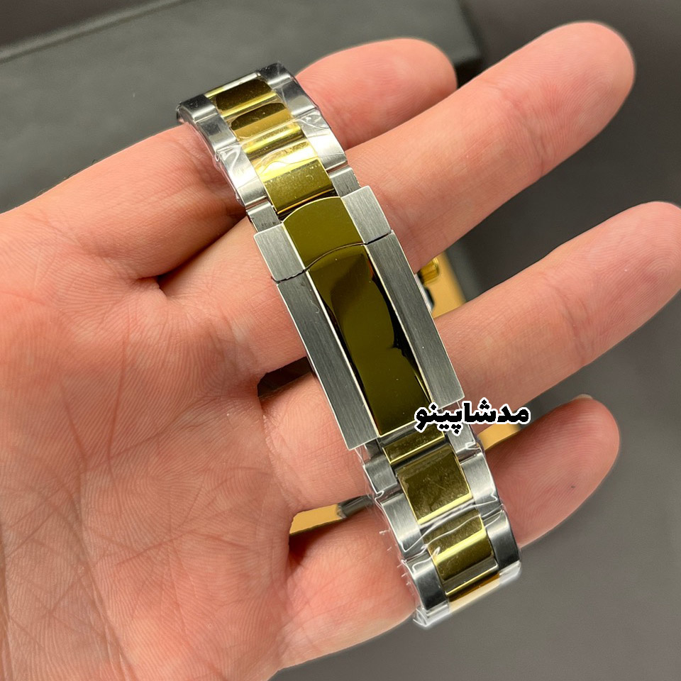 Rolex-Sunmariner-silver-gold-green-dial-lock