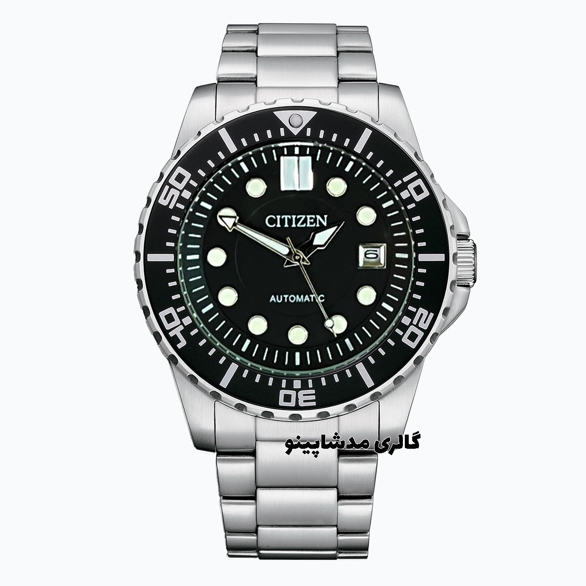citizen-automatic-black-dial ساعت سیتیزن اتوماتیک صفحه مشکی