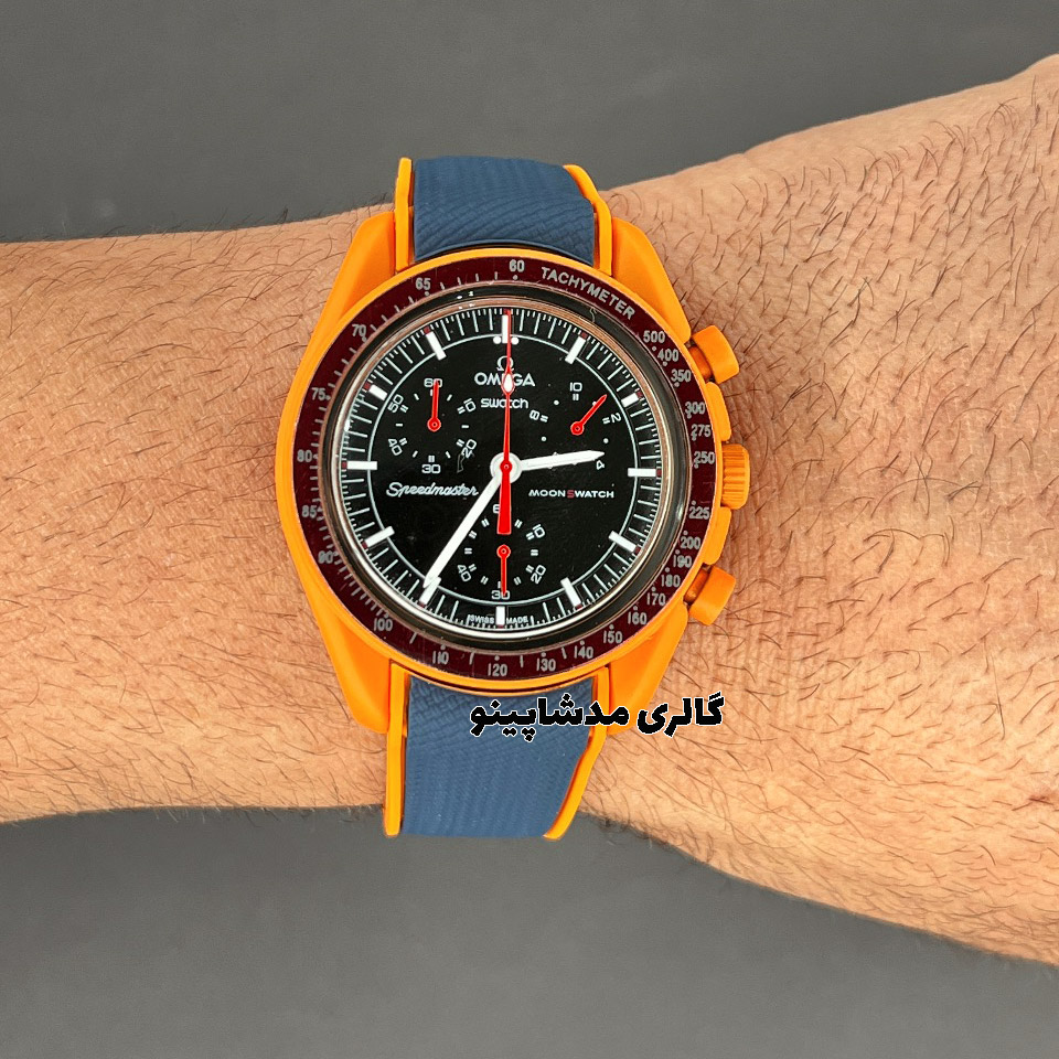 omega-swatch-orange-3 ساعت امگا سواچ نارنجی
