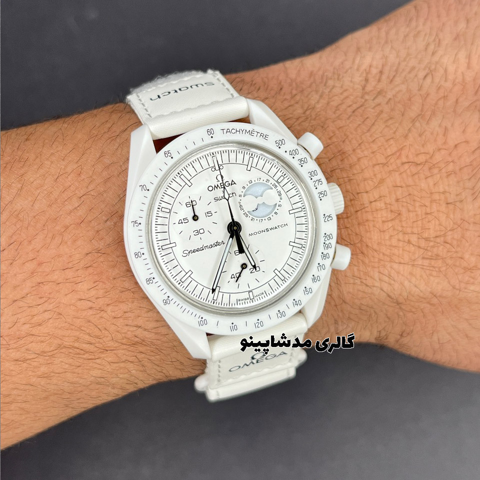 omega-swatch-white-mission-to-the-moon1 ساعت امگا سواچ سفید