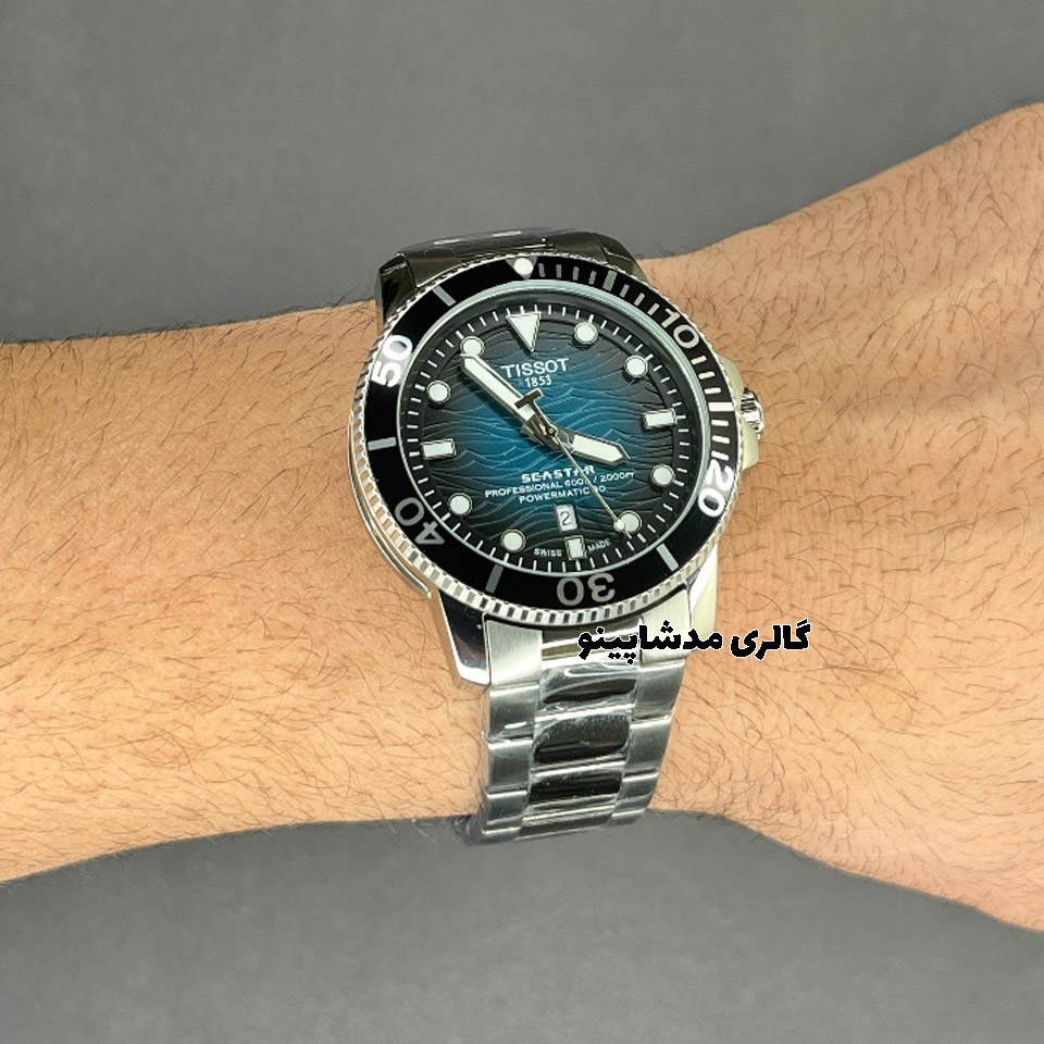 tissot-seastar-blue-dial4 تیسوت سی استار صفحه آبی