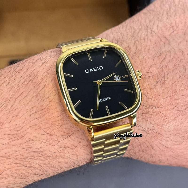 casio-oldmoney-gold-black-dial-for-men1 ساعت کاسیو اولدمانی مردانه طلایی صفحه مشکی