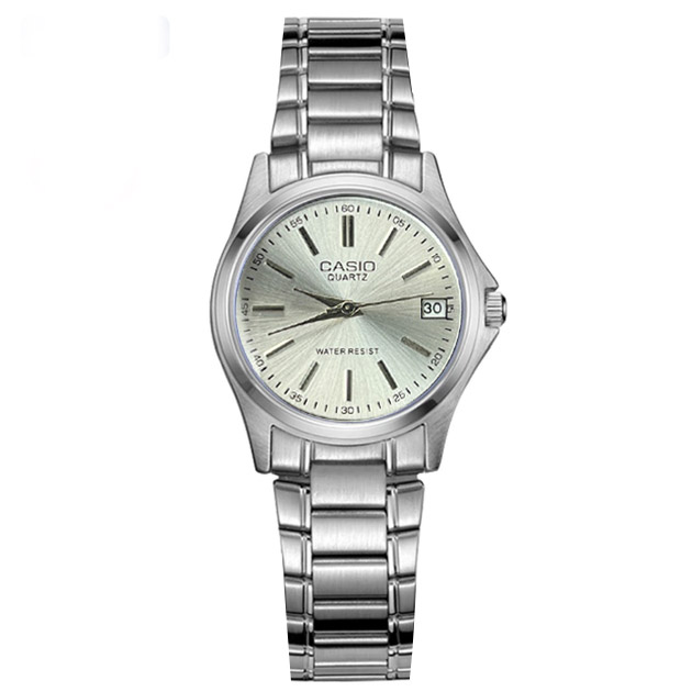 casio-silver-classic-silver-dial-for-women1 ساعت کاسیو زنانه کلاسیک سیلور