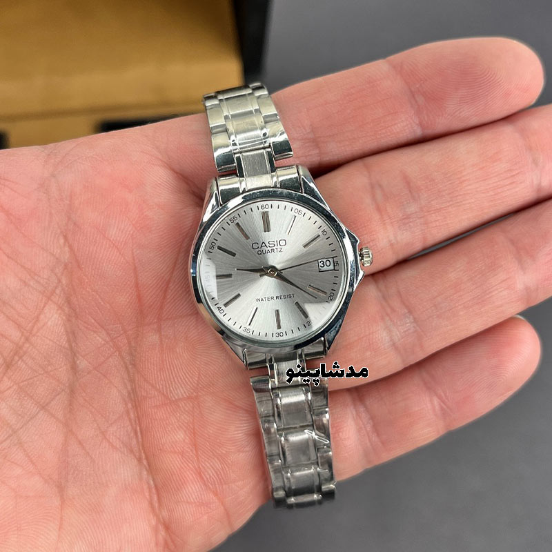 casio-silver-classic-silver-dial-for-women31 ساعت کاسیو زنانه کلاسیک سیلور