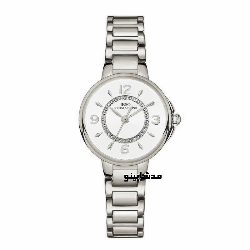 IB1133L-Silver-White-for-women ساعت ایبسو زنانه سیلور لاکچری