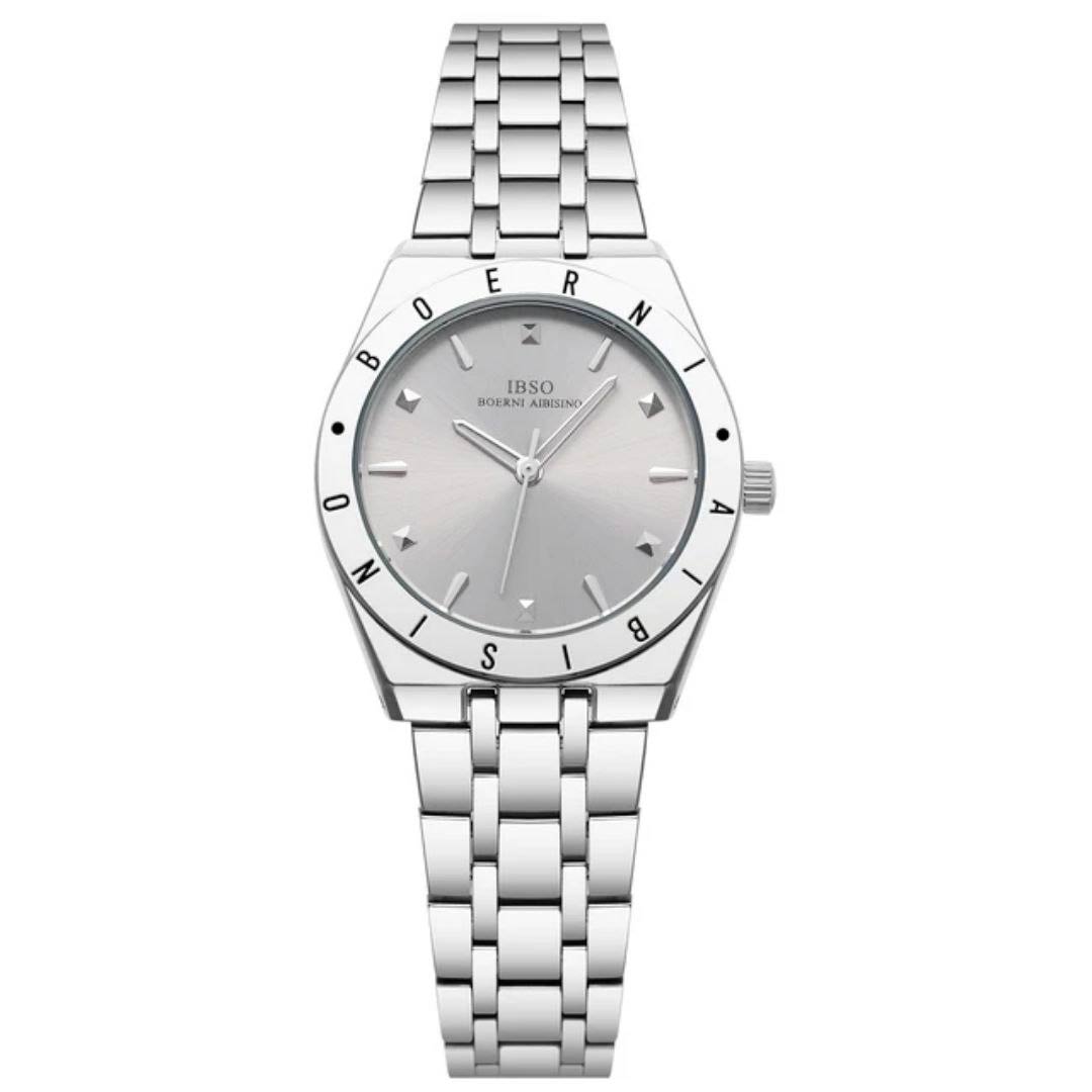 saat-ibso-Silver-Gray-IB1108L ساعت ایبسو زنانه سیلور صفحه طوسی