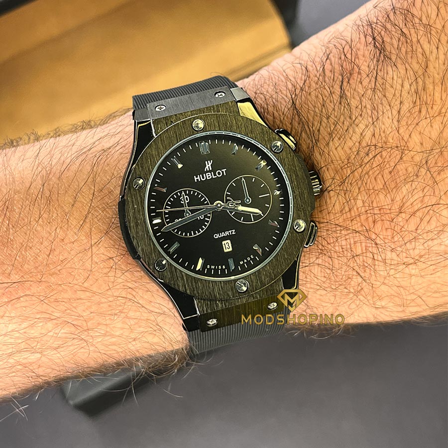 saat-hublot-mardane-tarhe-3-motore-full-black1 ساعت هابلوت مردانه طرح 3 موتوره تمام مشکی اقتصادی