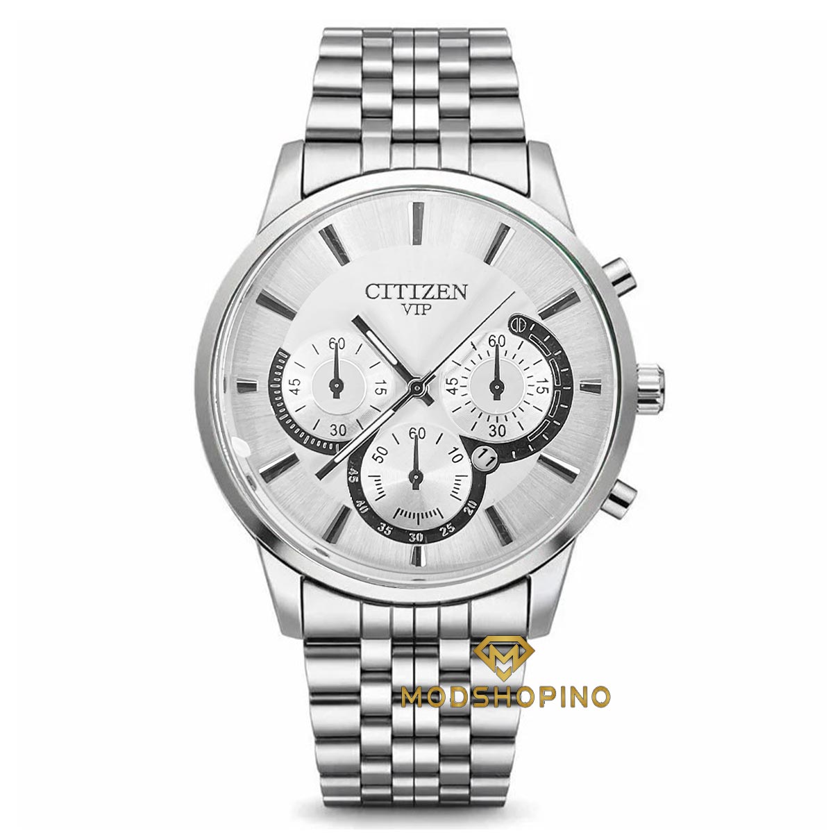 saat-citizen-mardane-tarhe-3-motore-silver ساعت سیتیزن مردانه طرح 3 موتوره نقرهای