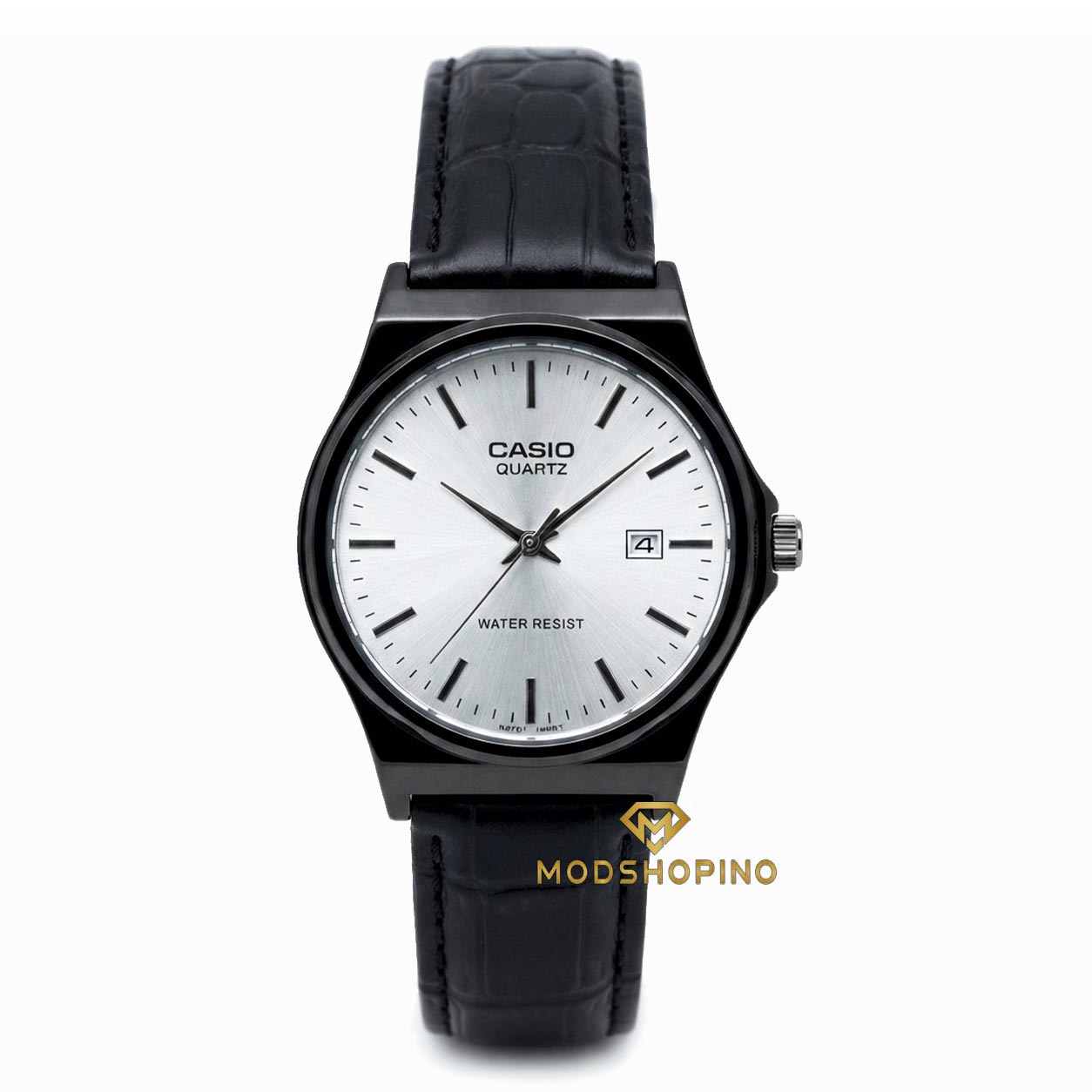 saat-casio-mardane-godfather-charmi-meshki ساعت کاسیو مردانه گادفادر چرمی مشکی