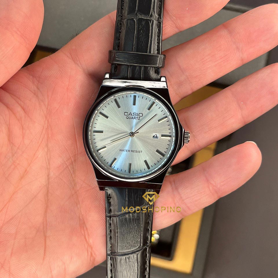 saat-casio-mardane-godfather-charmi-meshki1 عکس ساعت کاسیو مردانه گادفادر چرمی مشکی