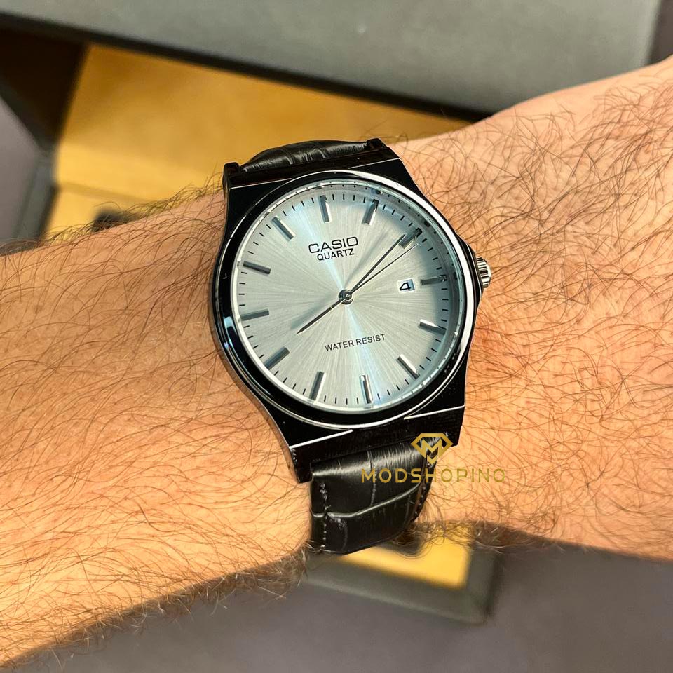 saat-casio-mardane-godfather-charmi-meshki2 ساعت کاسیو مردانه گادفادر چرمی مشکی